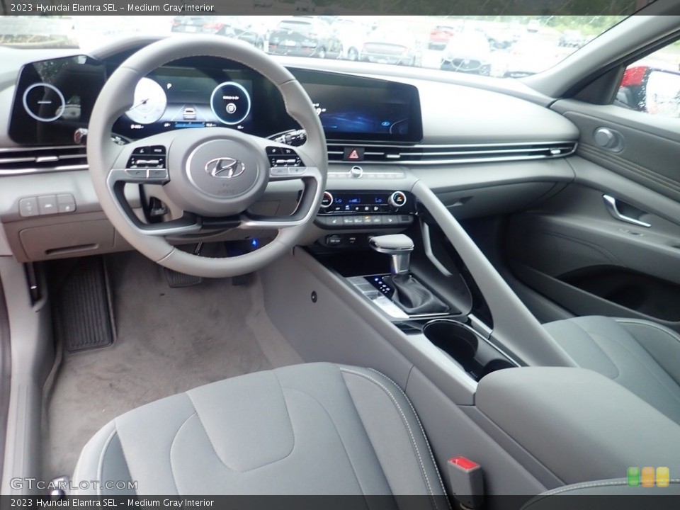 Medium Gray Interior Photo for the 2023 Hyundai Elantra SEL #144863446