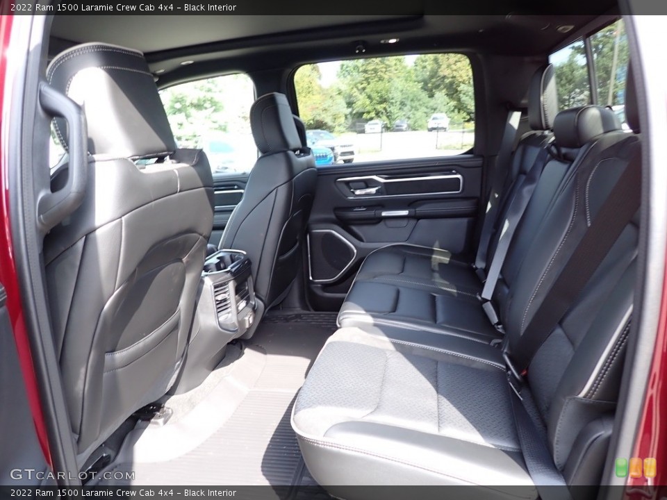 Black Interior Rear Seat for the 2022 Ram 1500 Laramie Crew Cab 4x4 #144863449
