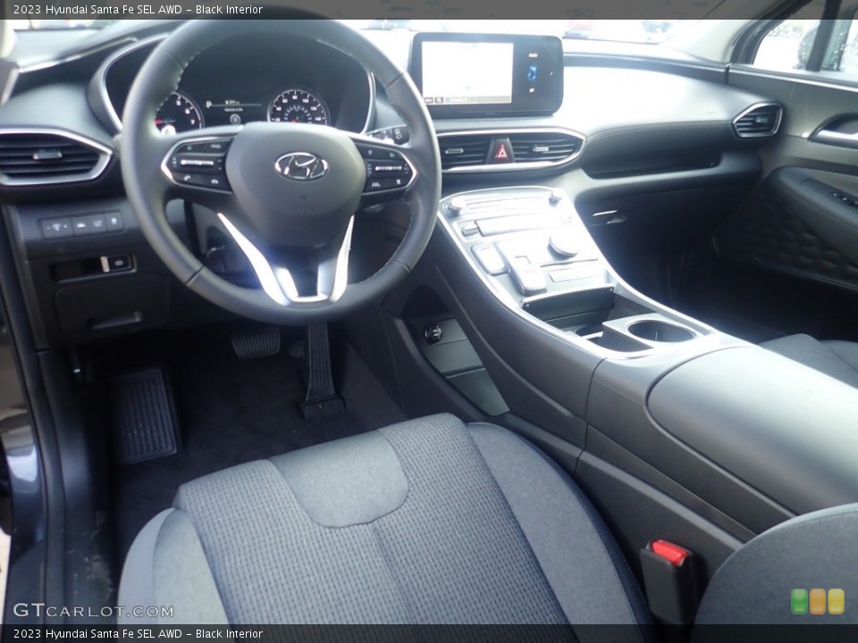 Black Interior Front Seat for the 2023 Hyundai Santa Fe SEL AWD #144864367