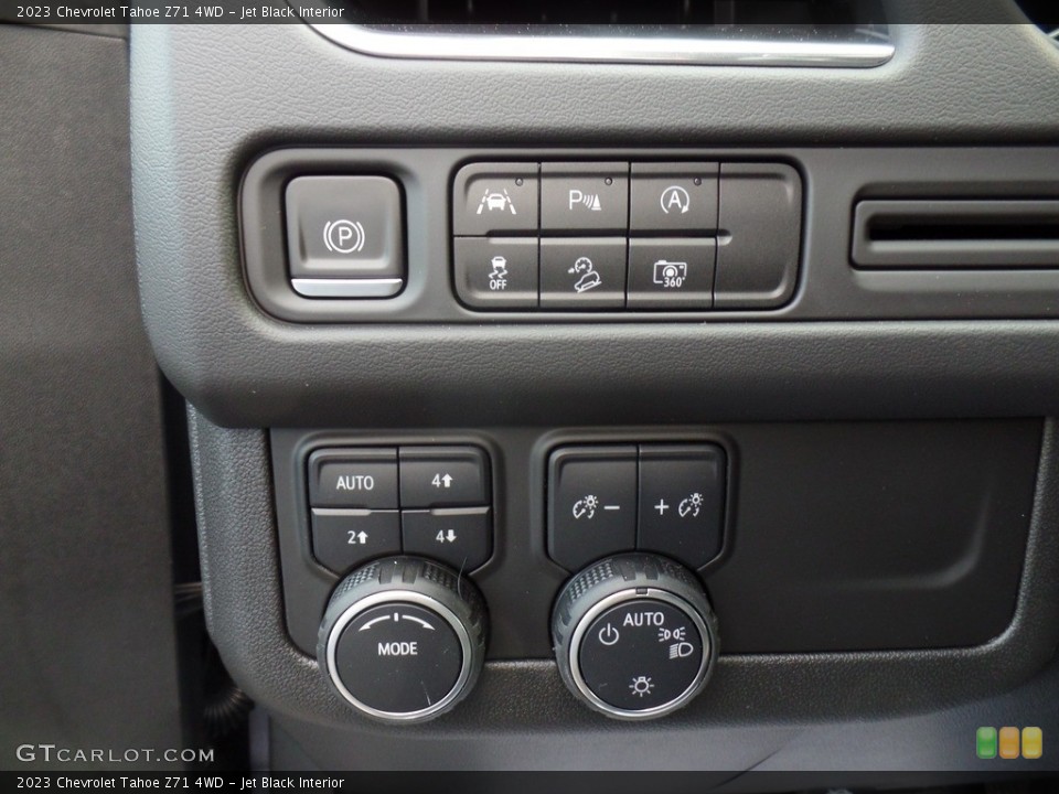 Jet Black Interior Controls for the 2023 Chevrolet Tahoe Z71 4WD #144865213