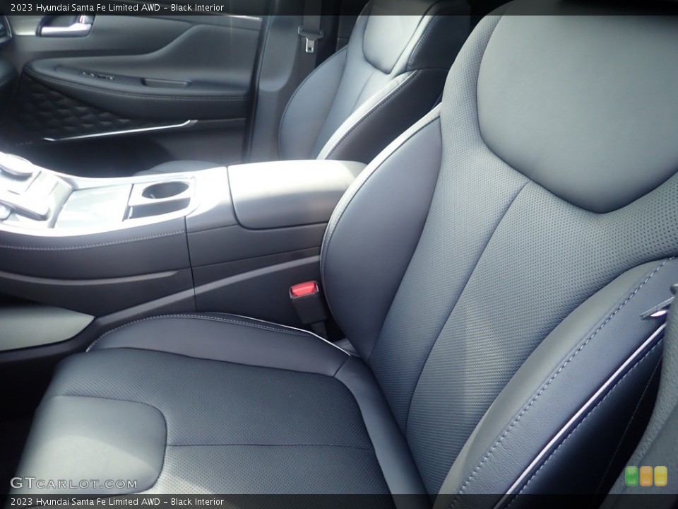 Black Interior Front Seat for the 2023 Hyundai Santa Fe Limited AWD #144865249