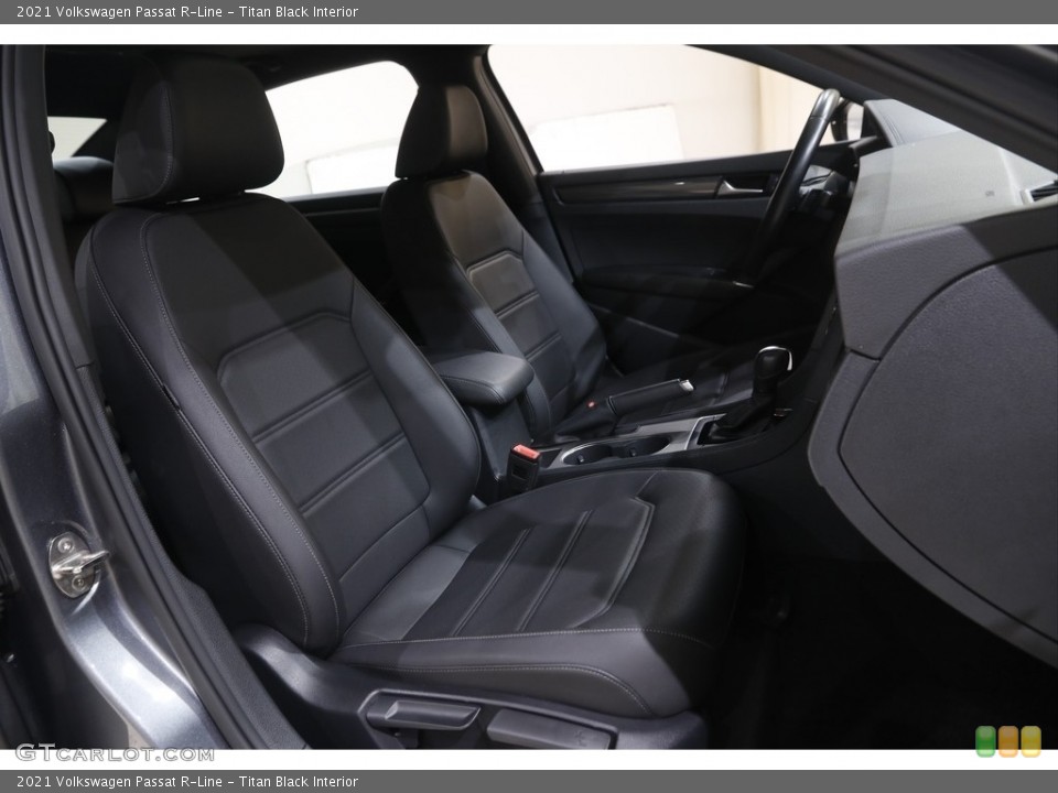 Titan Black Interior Front Seat for the 2021 Volkswagen Passat R-Line #144865252