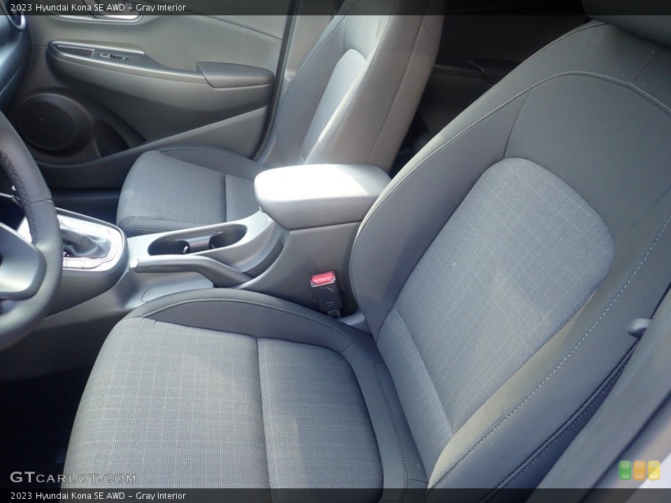 Gray Interior Front Seat for the 2023 Hyundai Kona SE AWD #144865690