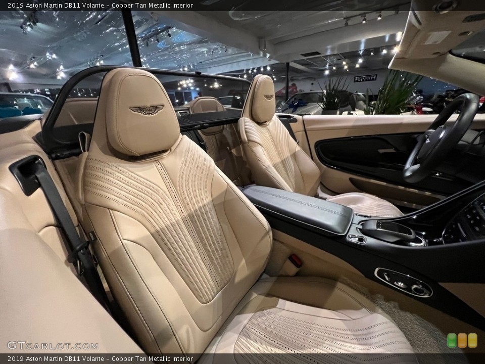 Copper Tan Metallic 2019 Aston Martin DB11 Interiors