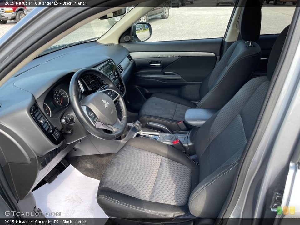 Black Interior Front Seat for the 2015 Mitsubishi Outlander ES #144867113