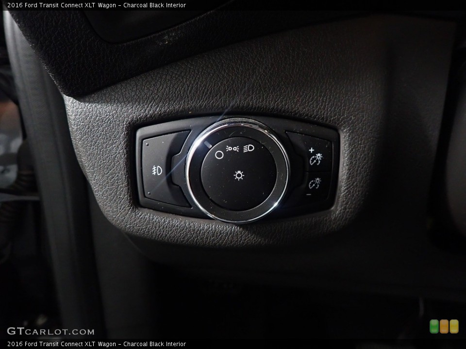 Charcoal Black Interior Controls for the 2016 Ford Transit Connect XLT Wagon #144870811