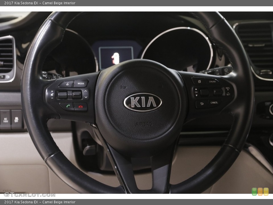 Camel Beige Interior Steering Wheel for the 2017 Kia Sedona EX #144873208