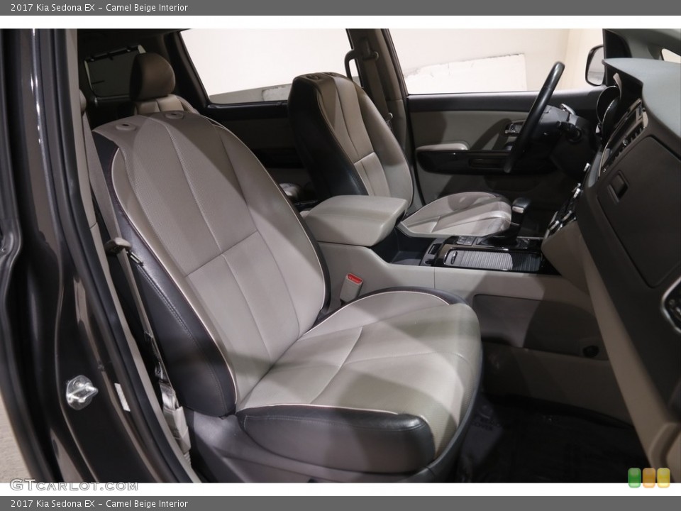 Camel Beige 2017 Kia Sedona Interiors