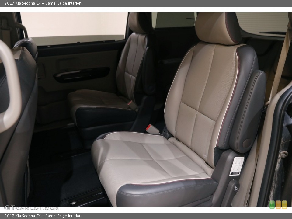 Camel Beige Interior Rear Seat for the 2017 Kia Sedona EX #144873349