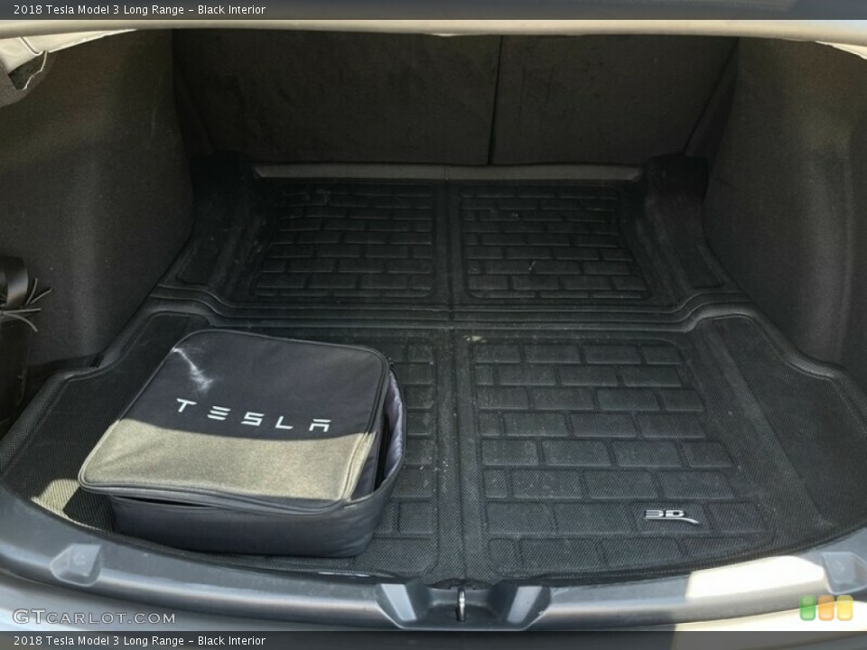 Black Interior Trunk for the 2018 Tesla Model 3 Long Range #144873985