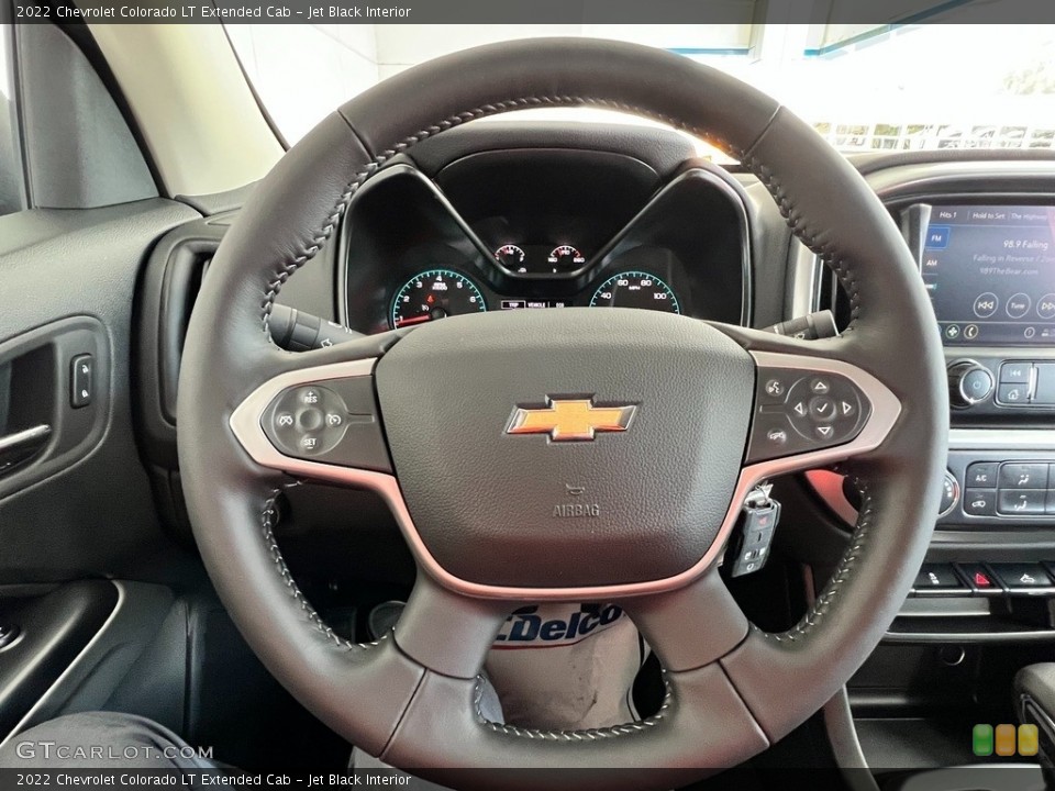 Jet Black Interior Steering Wheel for the 2022 Chevrolet Colorado LT Extended Cab #144876317