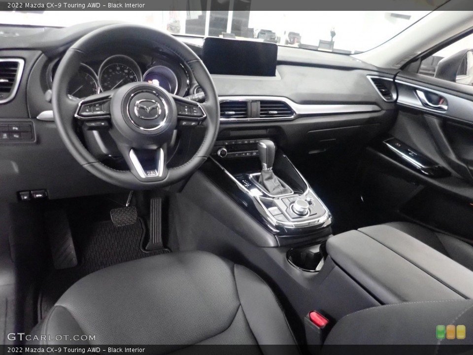 Black Interior Photo for the 2022 Mazda CX-9 Touring AWD #144877061