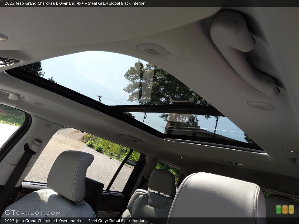 Steel Gray/Global Black Interior Sunroof for the 2023 Jeep Grand Cherokee L Overland 4x4 #144880985