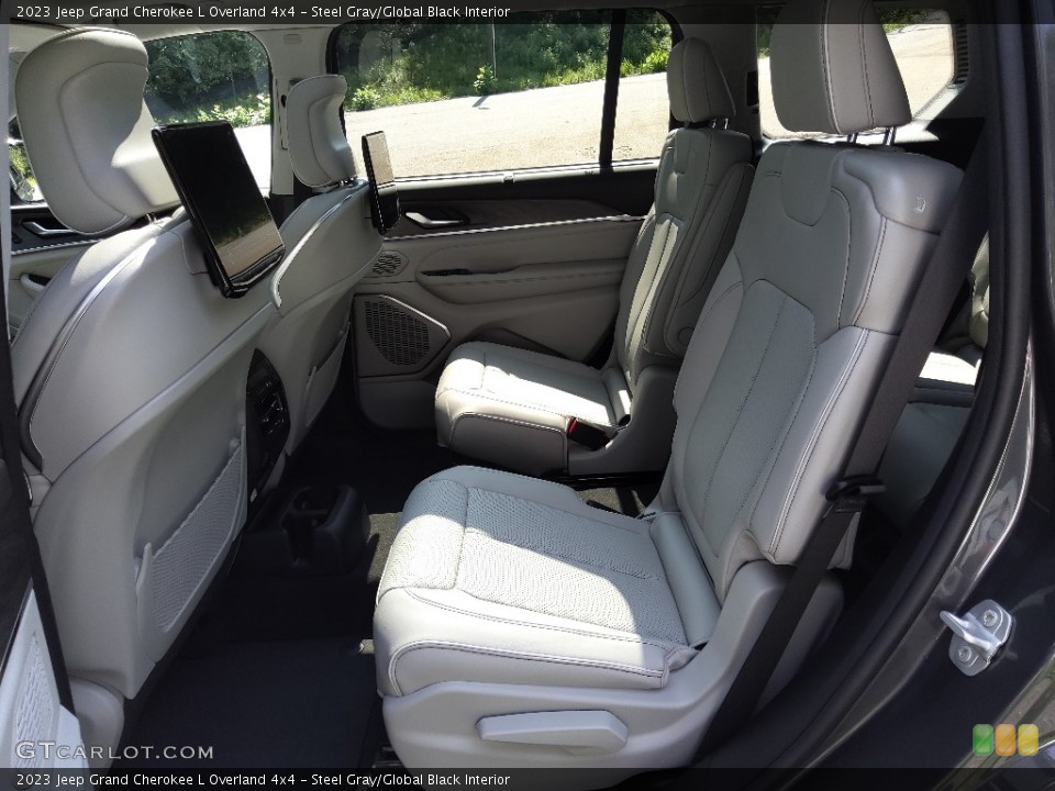 Steel Gray/Global Black Interior Rear Seat for the 2023 Jeep Grand Cherokee L Overland 4x4 #144881012