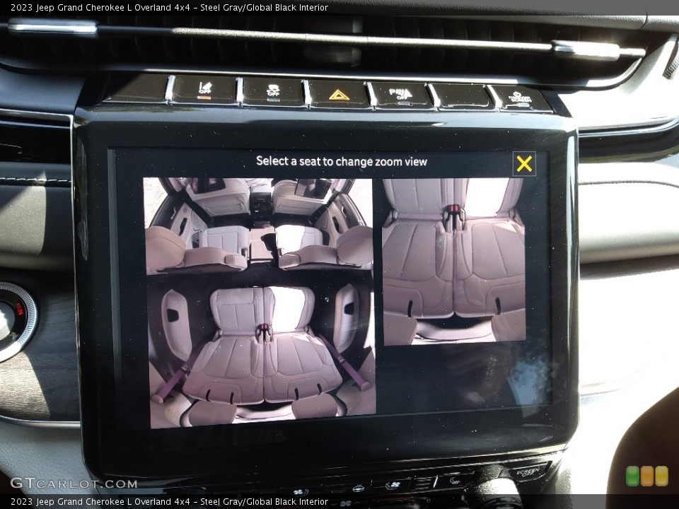 Steel Gray/Global Black Interior Controls for the 2023 Jeep Grand Cherokee L Overland 4x4 #144881462