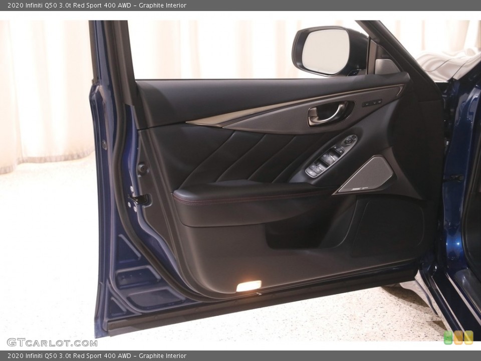 Graphite Interior Door Panel for the 2020 Infiniti Q50 3.0t Red Sport 400 AWD #144882854