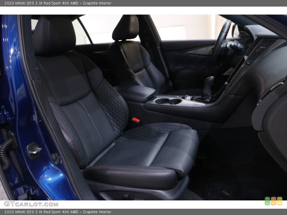 Graphite Interior Front Seat for the 2020 Infiniti Q50 3.0t Red Sport 400 AWD #144882959