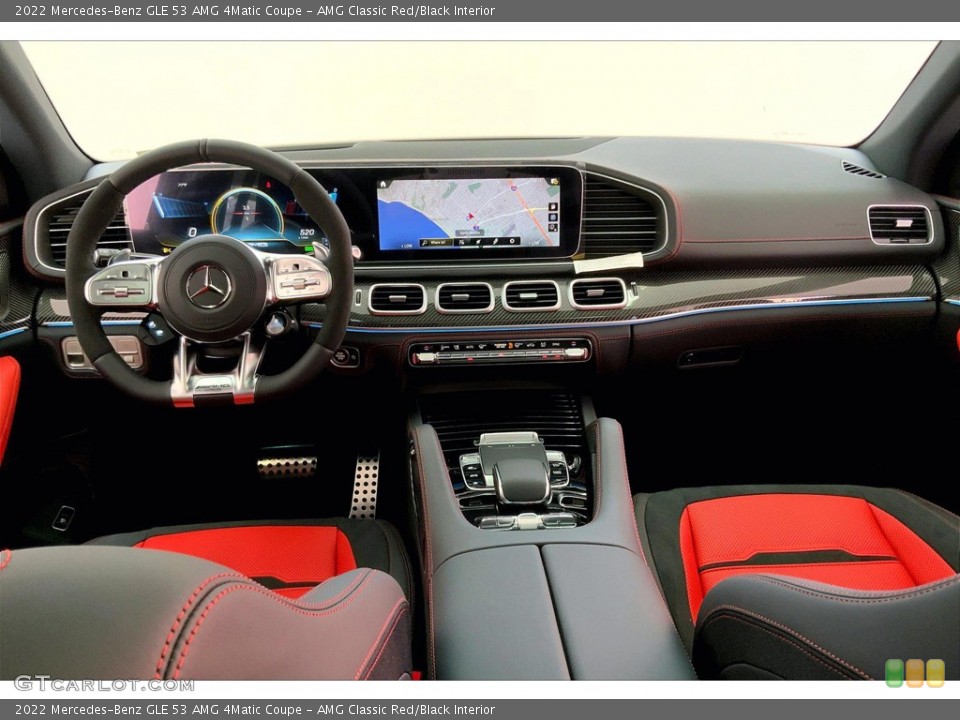 AMG Classic Red/Black Interior Dashboard for the 2022 Mercedes-Benz GLE 53 AMG 4Matic Coupe #144884091