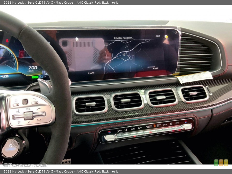 AMG Classic Red/Black Interior Controls for the 2022 Mercedes-Benz GLE 53 AMG 4Matic Coupe #144884114