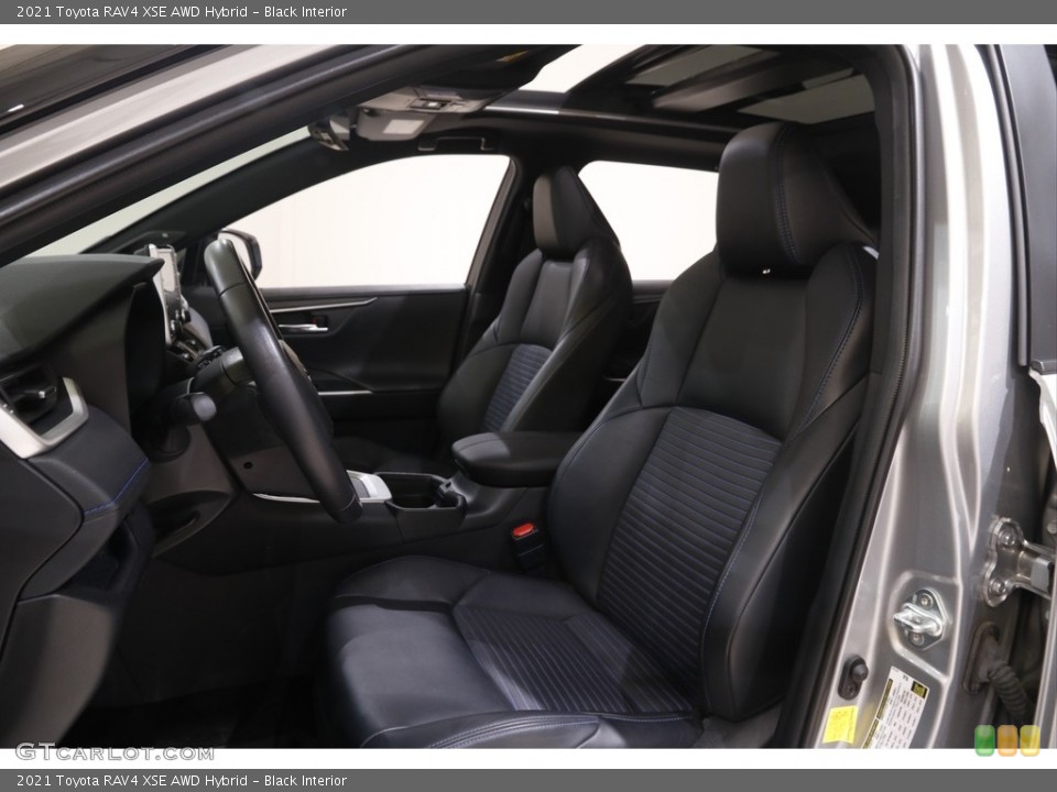 Black Interior Photo for the 2021 Toyota RAV4 XSE AWD Hybrid #144884530
