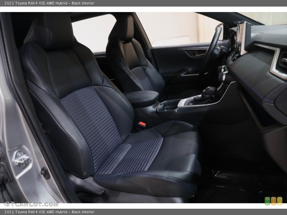 Black Interior Front Seat for the 2021 Toyota RAV4 XSE AWD Hybrid #144884776