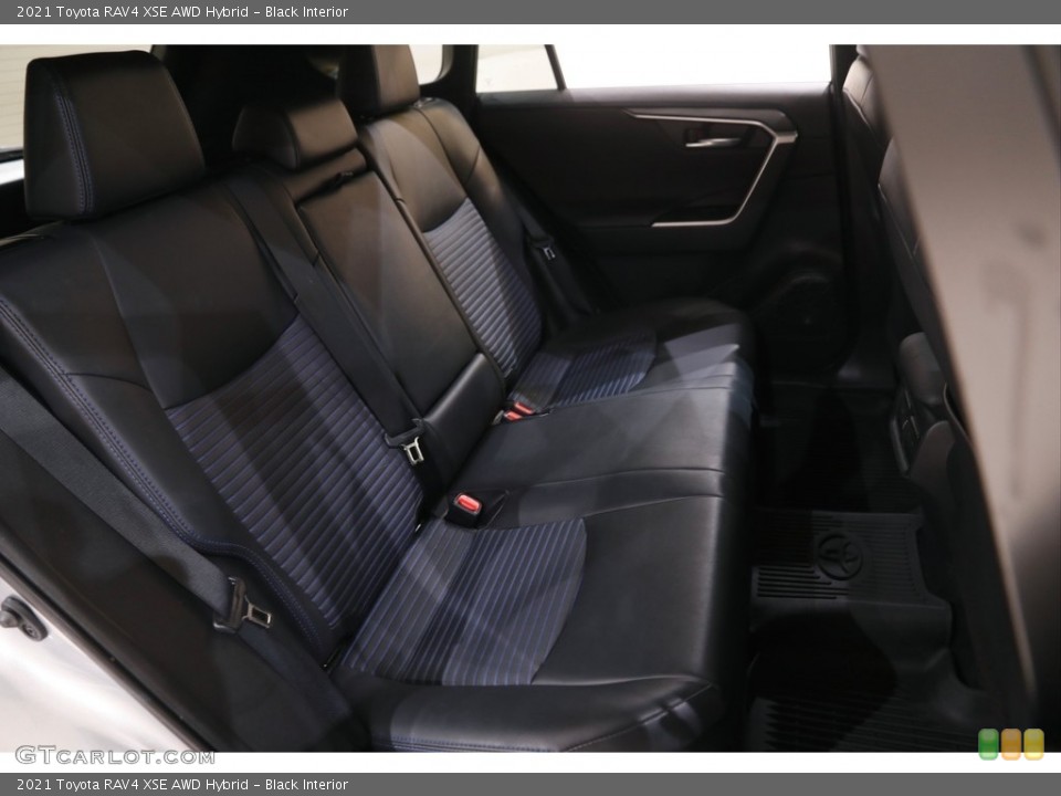Black Interior Rear Seat for the 2021 Toyota RAV4 XSE AWD Hybrid #144884800