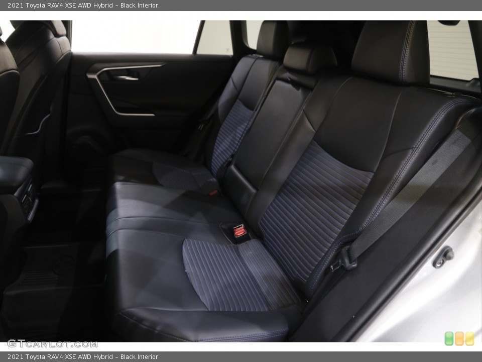 Black Interior Rear Seat for the 2021 Toyota RAV4 XSE AWD Hybrid #144884815