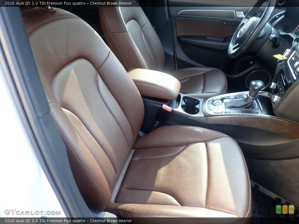 Chestnut Brown Interior Front Seat for the 2016 Audi Q5 3.0 TDI Premium Plus quattro #144884881