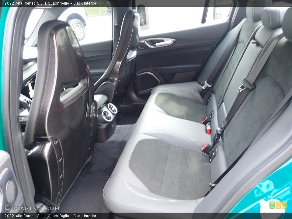 Black Interior Rear Seat for the 2022 Alfa Romeo Giulia Quadrifoglio #144885229