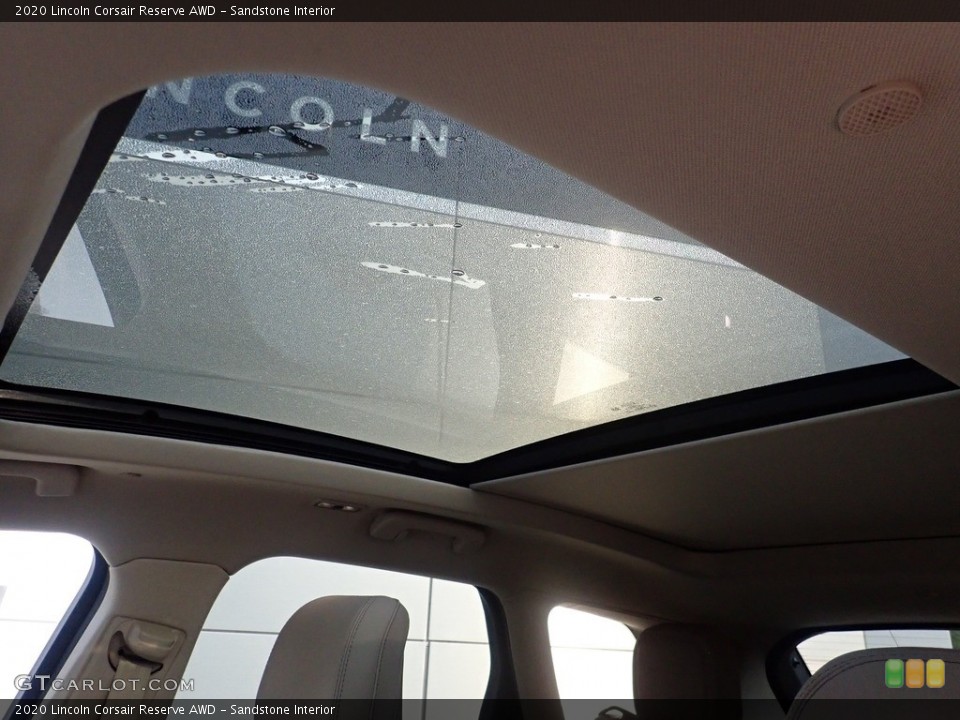 Sandstone Interior Sunroof for the 2020 Lincoln Corsair Reserve AWD #144885625