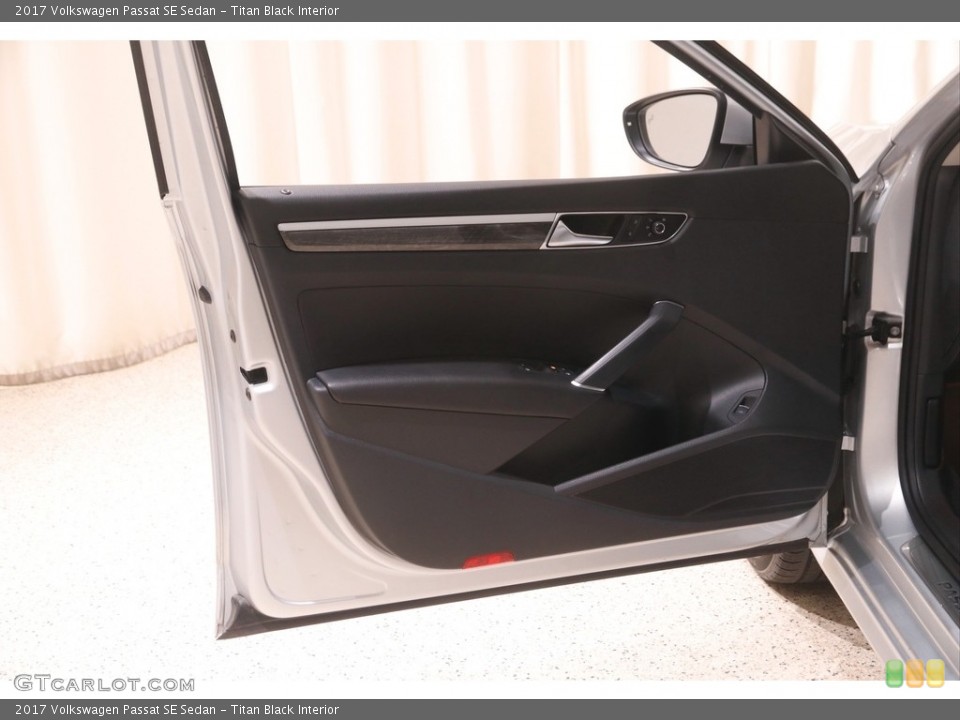 Titan Black Interior Door Panel for the 2017 Volkswagen Passat SE Sedan #144885652
