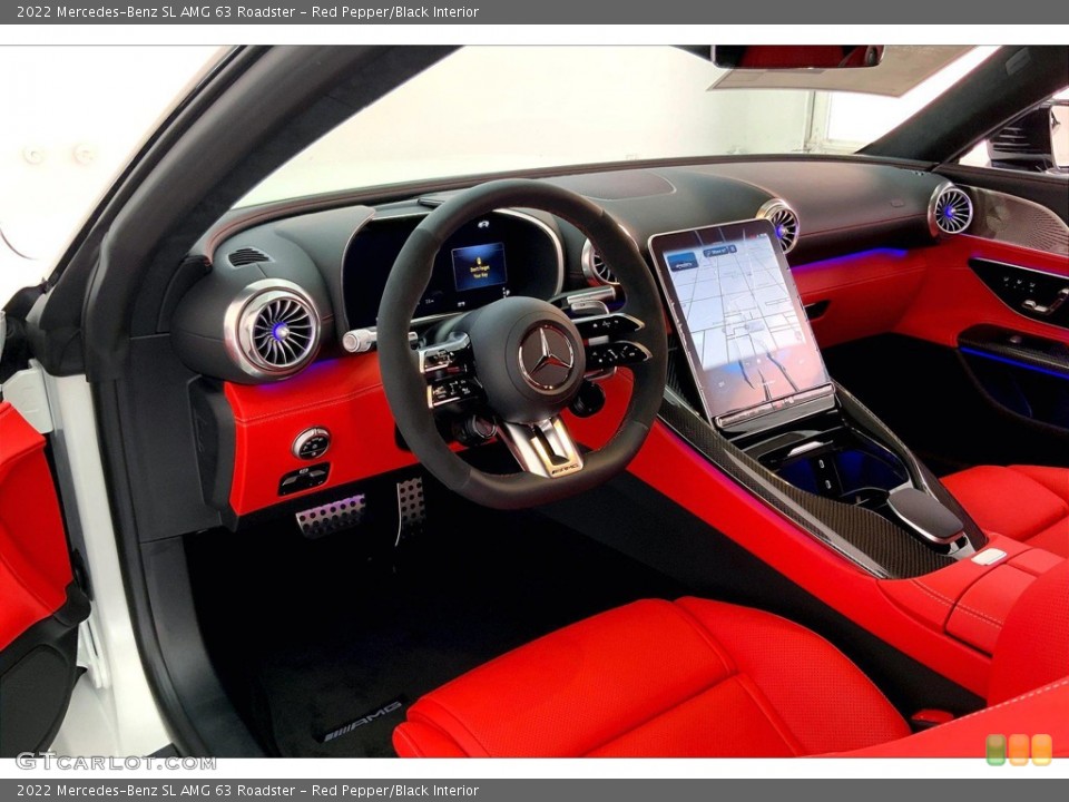 Red Pepper/Black Interior Photo for the 2022 Mercedes-Benz SL AMG 63 Roadster #144886984