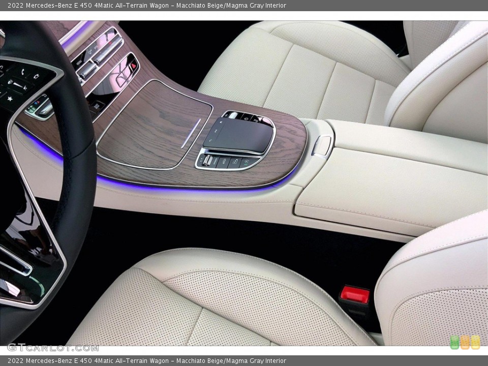 Macchiato Beige/Magma Gray Interior Controls for the 2022 Mercedes-Benz E 450 4Matic All-Terrain Wagon #144887416