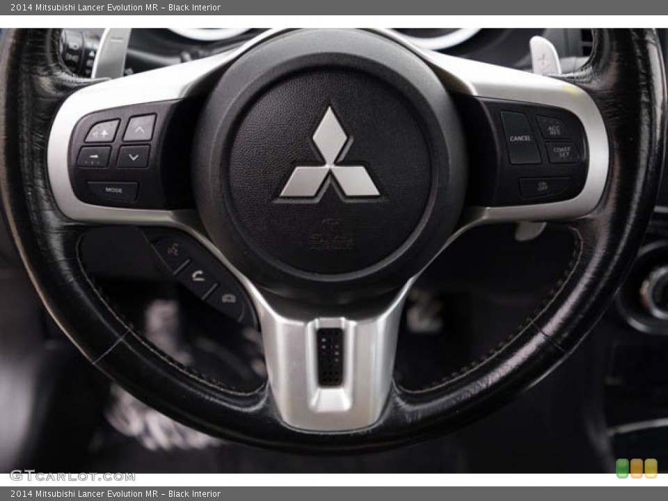 Black Interior Steering Wheel for the 2014 Mitsubishi Lancer Evolution MR #144887962