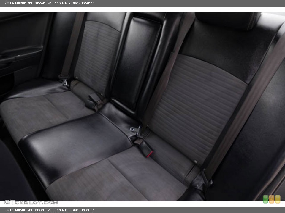 Black Interior Rear Seat for the 2014 Mitsubishi Lancer Evolution MR #144888004