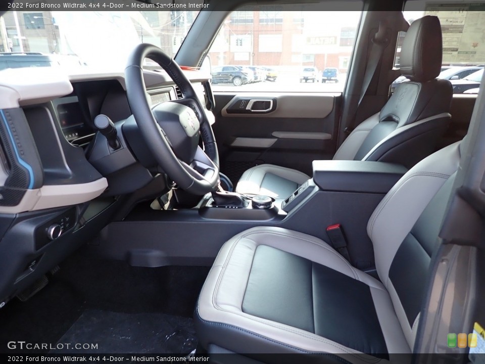 Medium Sandstone Interior Front Seat for the 2022 Ford Bronco Wildtrak 4x4 4-Door #144888244