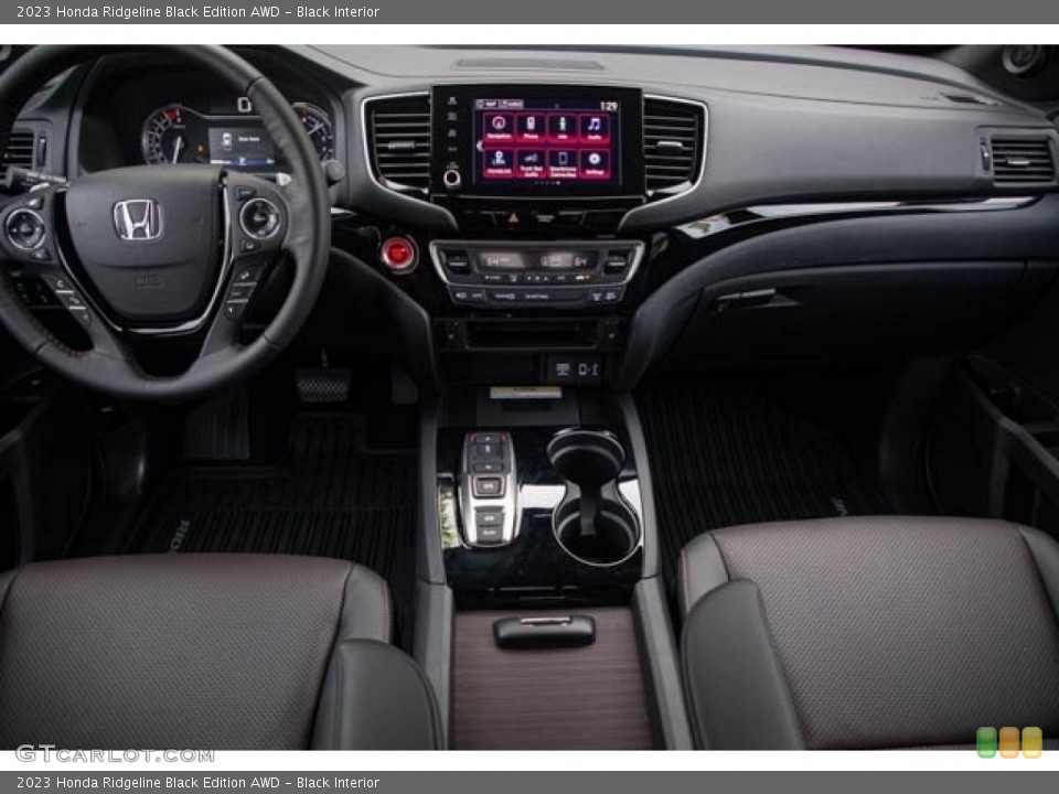 Black Interior Dashboard for the 2023 Honda Ridgeline Black Edition AWD #144888460