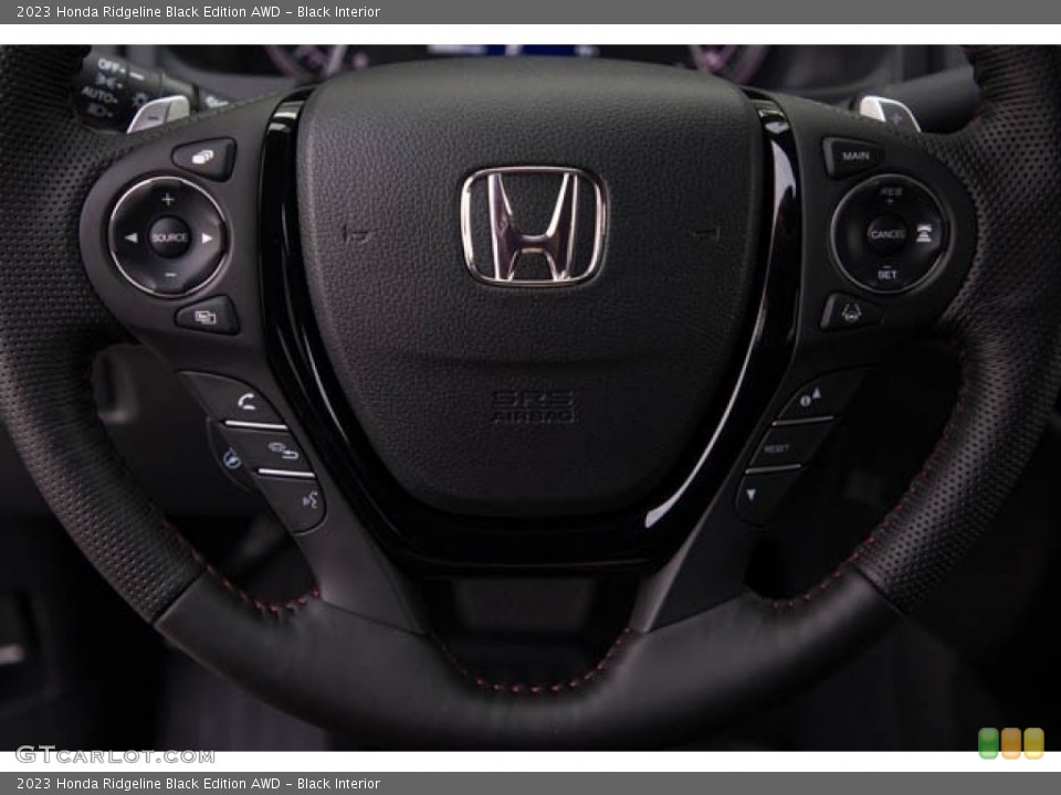 Black Interior Steering Wheel for the 2023 Honda Ridgeline Black Edition AWD #144888490