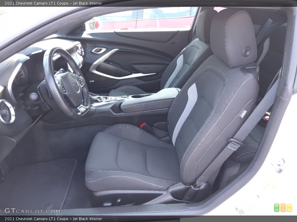 Jet Black Interior Front Seat for the 2021 Chevrolet Camaro LT1 Coupe #144890227