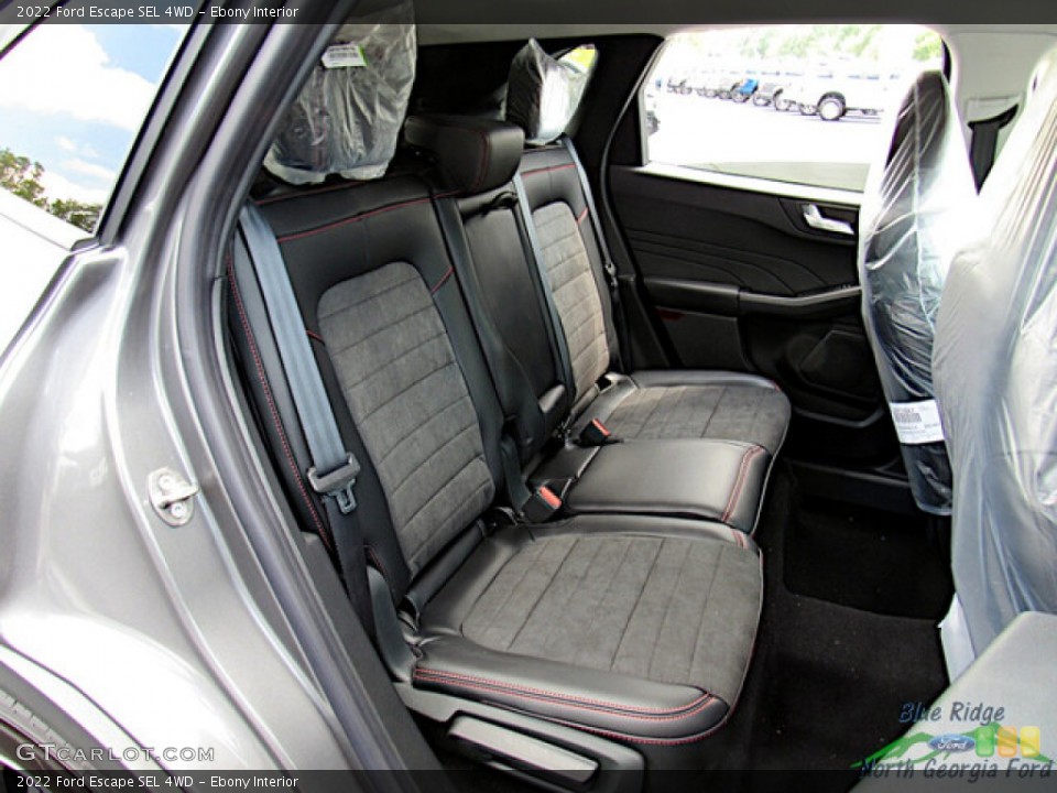 Ebony Interior Rear Seat for the 2022 Ford Escape SEL 4WD #144891543