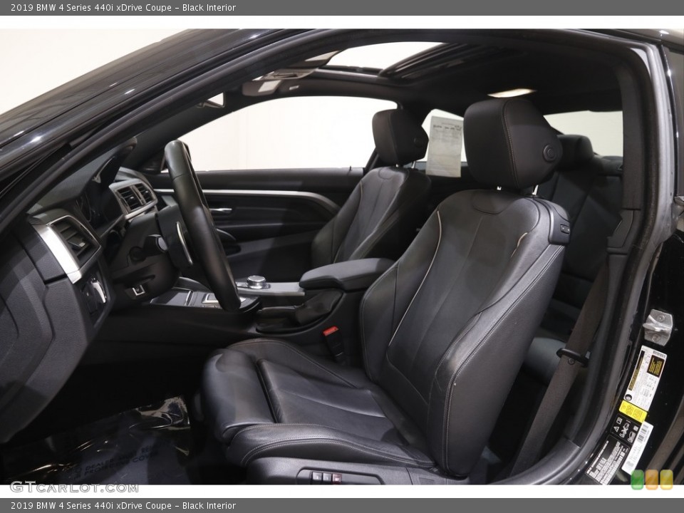 Black Interior Front Seat for the 2019 BMW 4 Series 440i xDrive Coupe #144892603