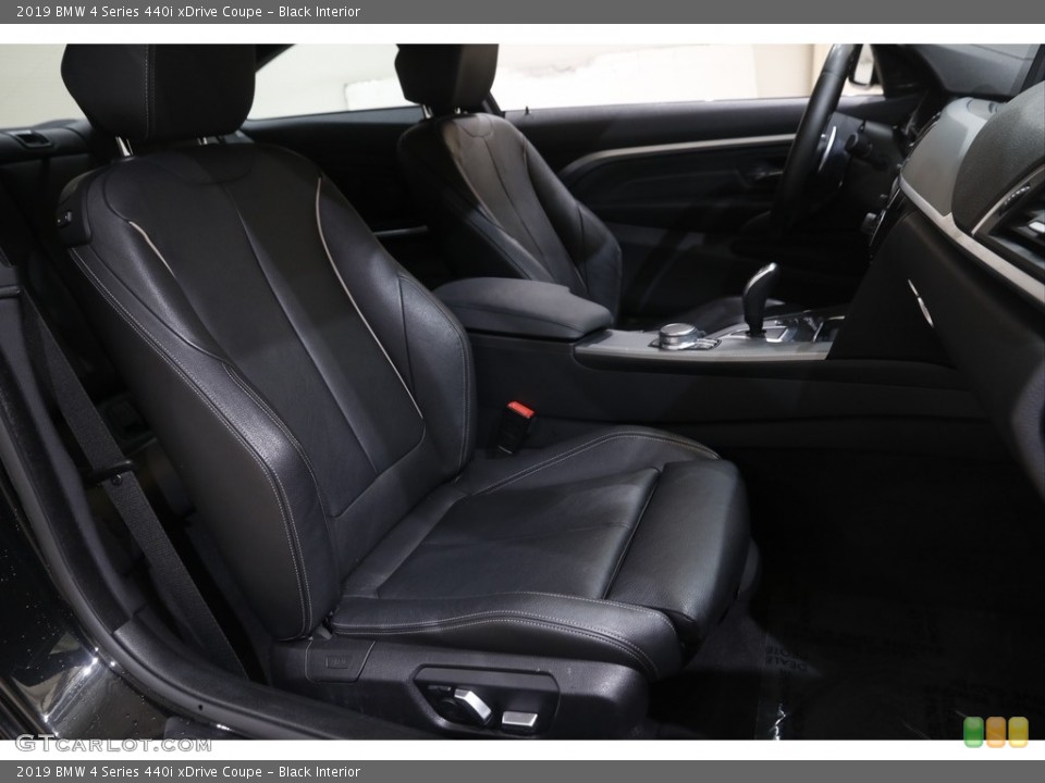 Black Interior Front Seat for the 2019 BMW 4 Series 440i xDrive Coupe #144892882