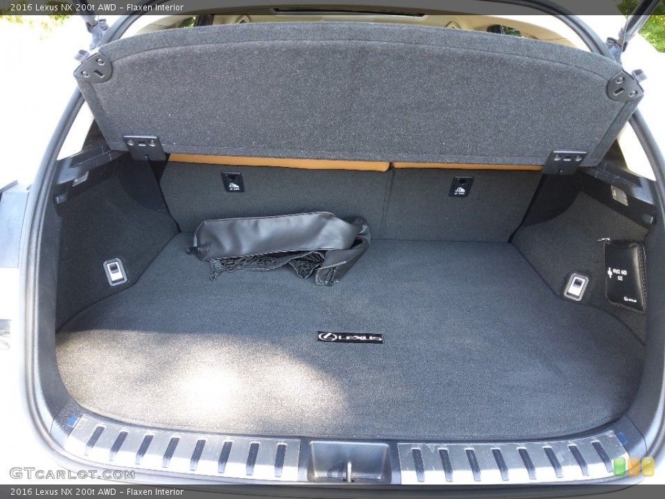 Flaxen Interior Trunk for the 2016 Lexus NX 200t AWD #144893536