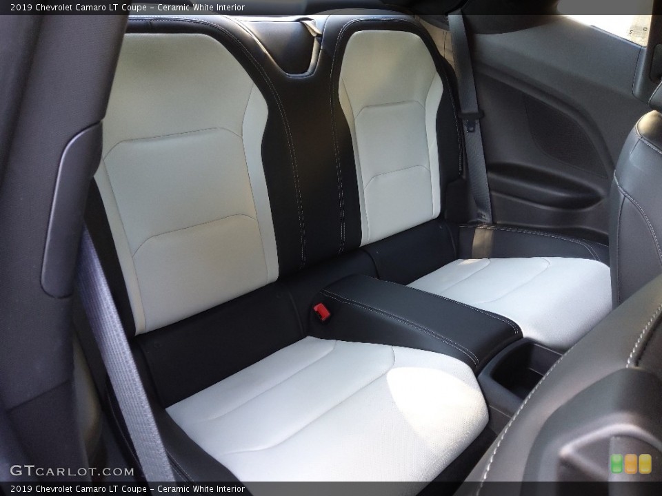 Ceramic White Interior Rear Seat for the 2019 Chevrolet Camaro LT Coupe #144895240