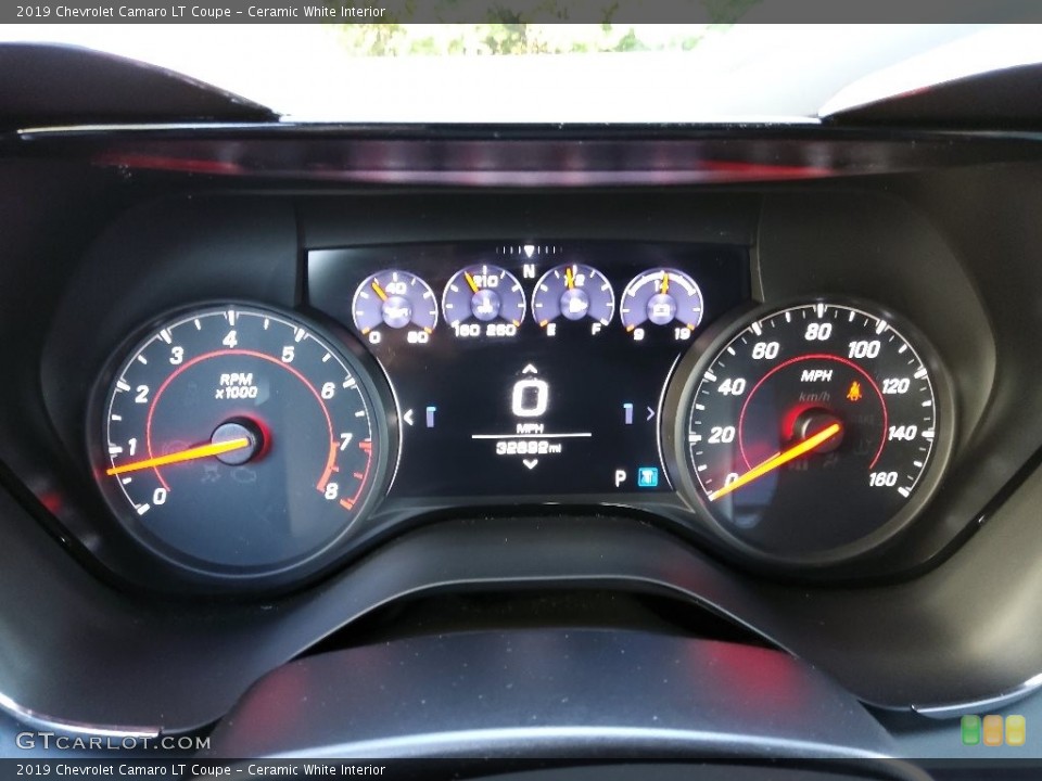 Ceramic White Interior Gauges for the 2019 Chevrolet Camaro LT Coupe #144895360