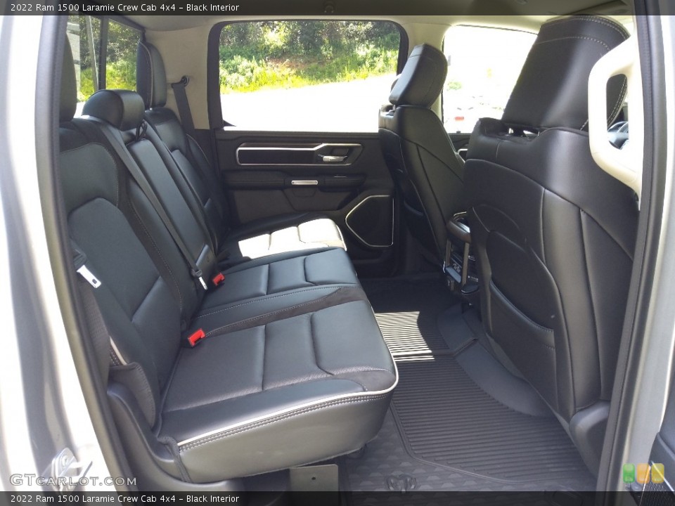Black Interior Rear Seat for the 2022 Ram 1500 Laramie Crew Cab 4x4 #144898840
