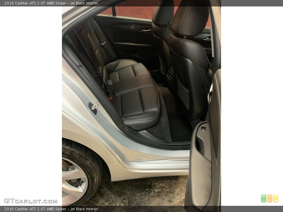 Jet Black Interior Rear Seat for the 2016 Cadillac ATS 2.0T AWD Sedan #144900298