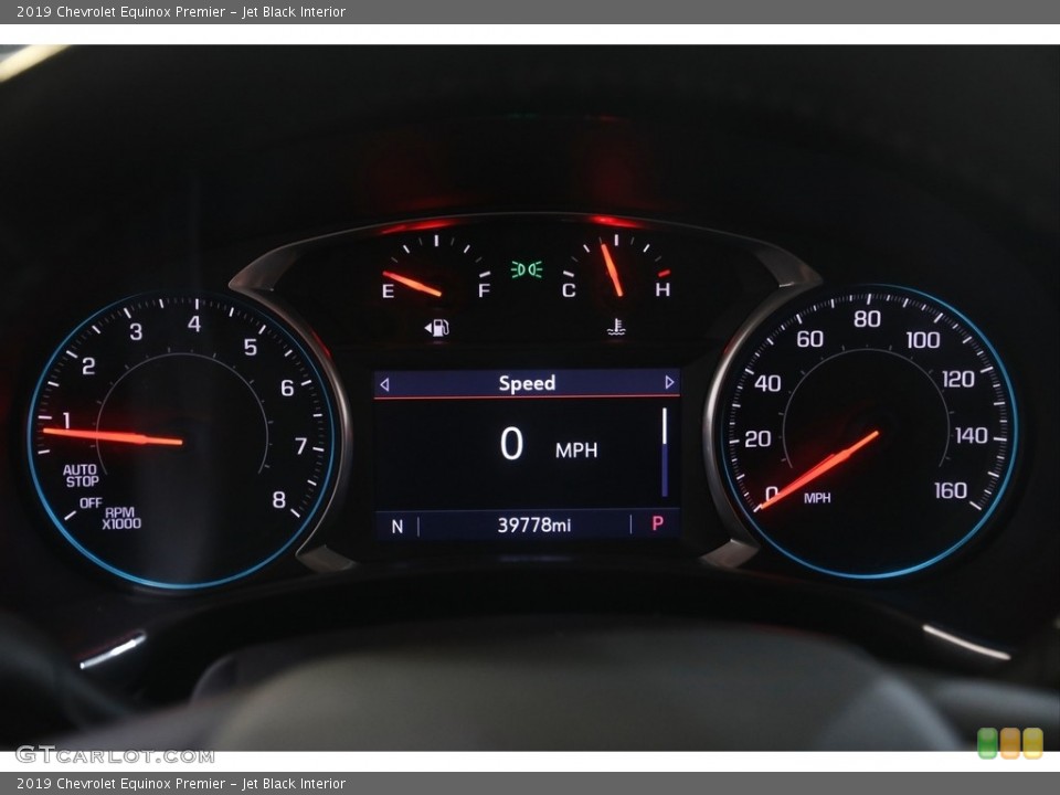 Jet Black Interior Gauges for the 2019 Chevrolet Equinox Premier #144904549
