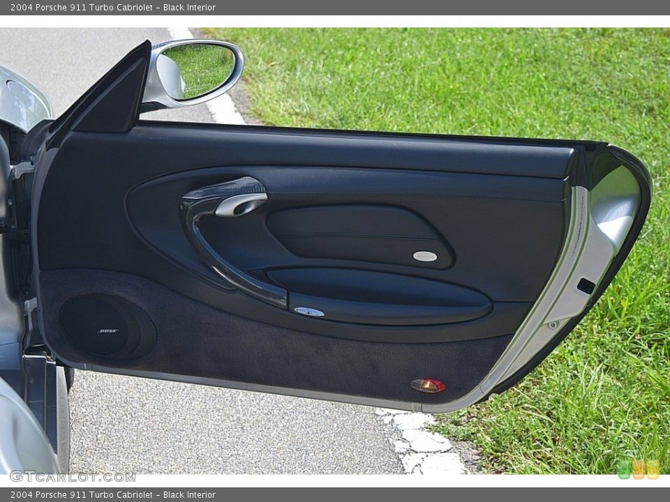 Black Interior Door Panel for the 2004 Porsche 911 Turbo Cabriolet #144906051