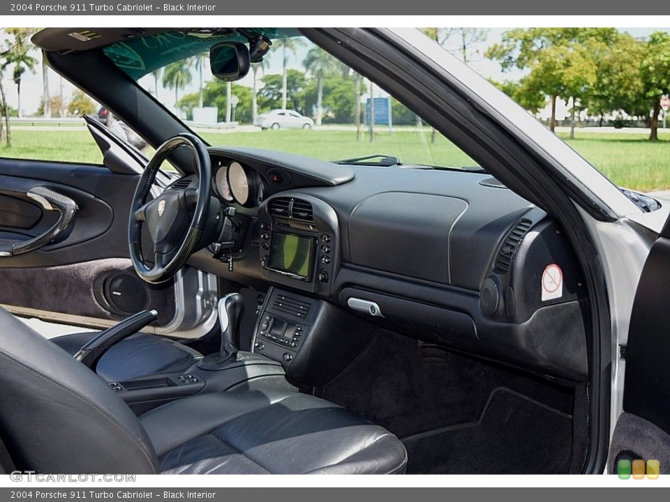 Black Interior Dashboard for the 2004 Porsche 911 Turbo Cabriolet #144906150